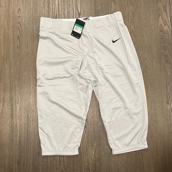 NWT Nike Vapor Women's Softball/Baseball Pants 3/4 Length Crop - Size XL - Picture 1 of 5